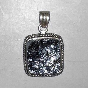 Silver Pyrite Pendant
